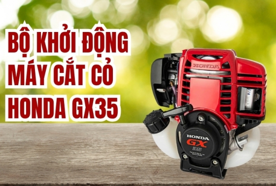 Bộ khởi động máy cắt cỏ honda gx35