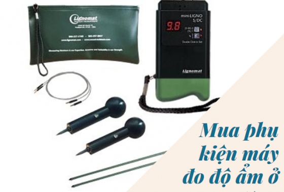 Mua phụ kiện máy đo độ ẩm ở đâu?