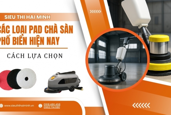 Các loại pad chà sàn phổ biến hiện nay - cách lựa chọn
