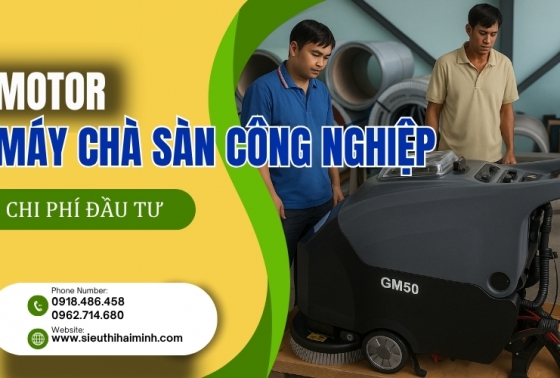 Motor máy chà sàn công nghiệp