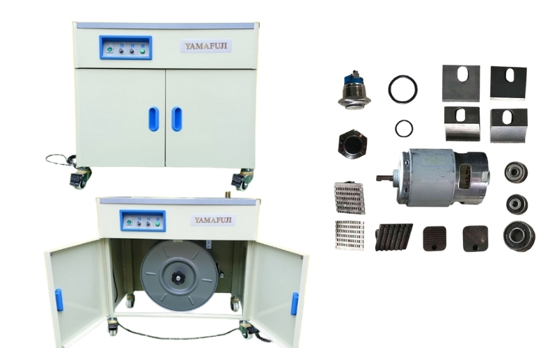 Những phụ kiện quan trọng trong máy đóng đai thùng