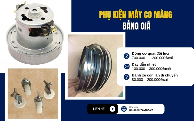 phụ kiện máy co màng