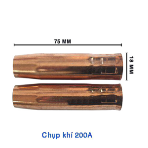 Chụp khí mỏ hàn Mig T200 1.2MM cho máy hàn