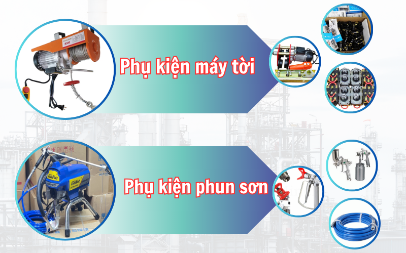 Địa chỉ mua phụ kiện máy công nghiệp xây dựng giá tốt