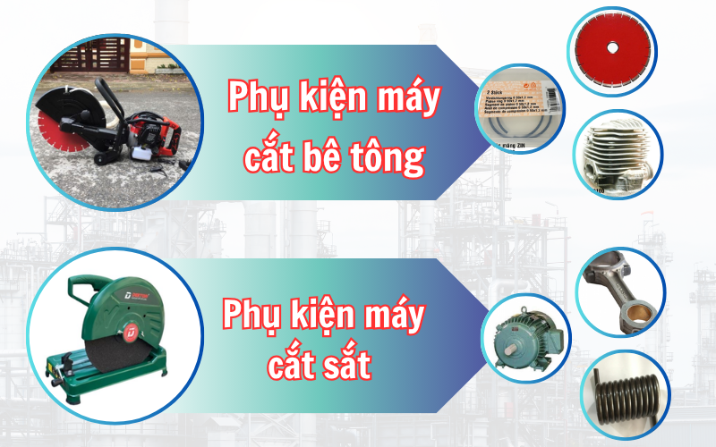 Địa chỉ mua phụ kiện máy công nghiệp xây dựng giá tốt