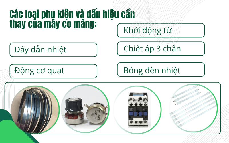 Hướng dẫn chọn và thay thế phụ kiện máy bọc màng co đúng cách