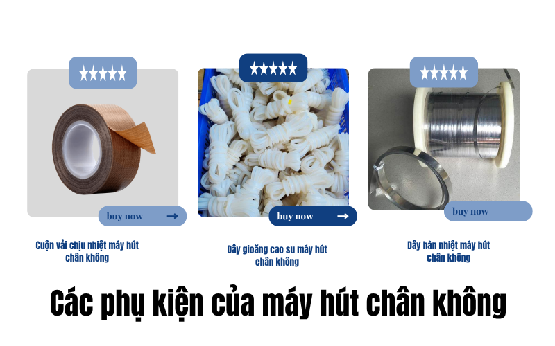 Những phụ kiện máy ép chân không nào cần thay thế định kỳ