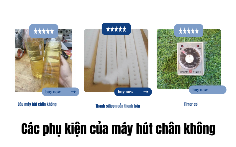 Những phụ kiện máy ép chân không nào cần thay thế định kỳ