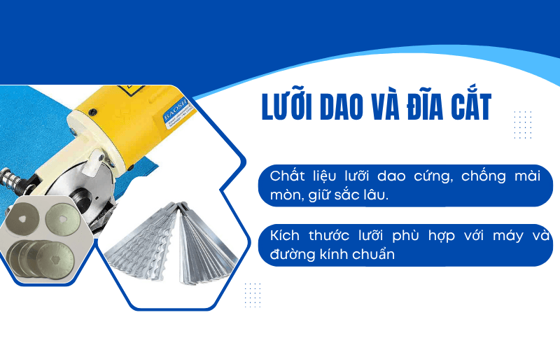 Lưỡi dao và đĩa cắt