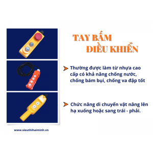 Bộ tay cầm máy tời điện