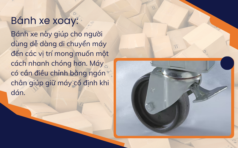 Top phụ kiện giúp máy dán thùng carton vận hành mượt mà