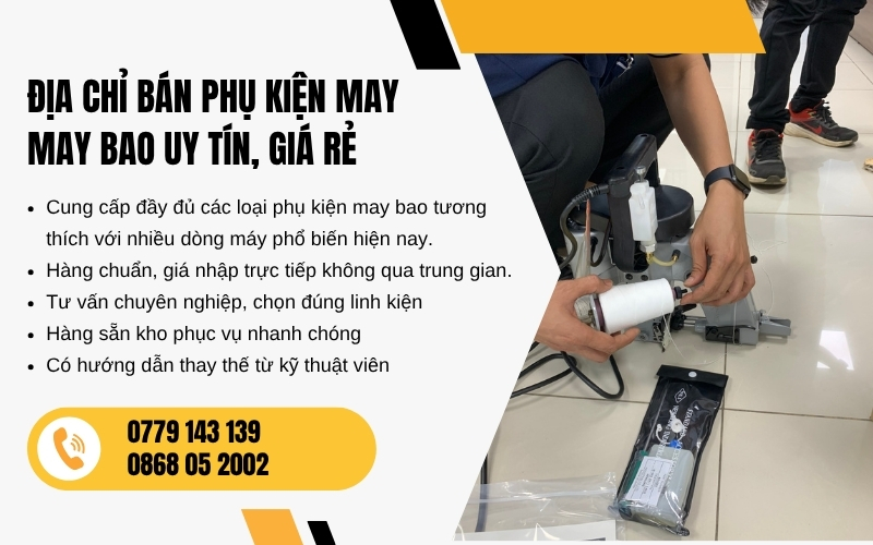 Địa chỉ bán phụ kiện may may bao uy tín, giá rẻ