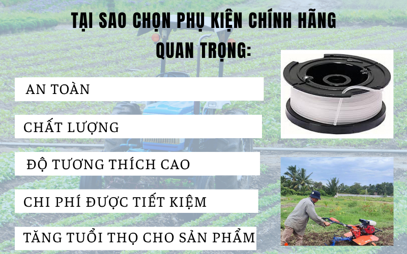 Địa chỉ cung cấp phụ kiện máy nông nghiệp đủ loại giá rẻ