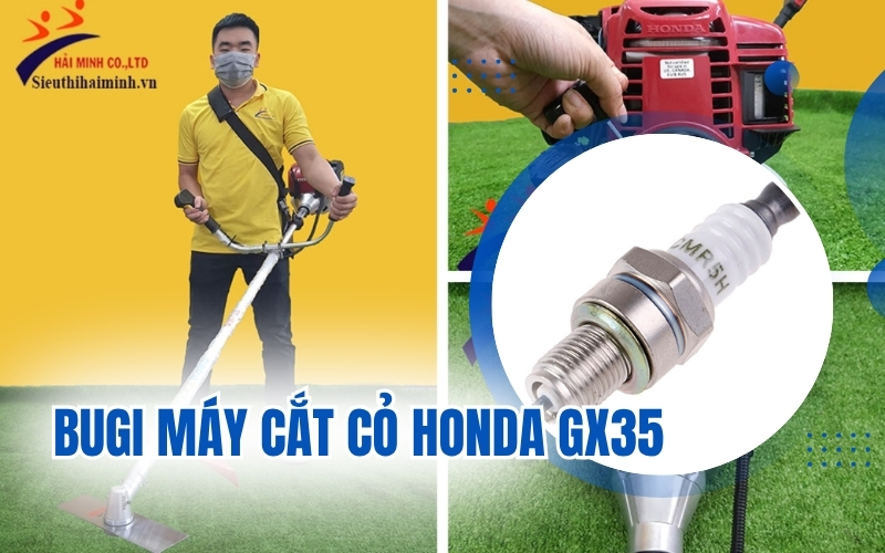 Bugi máy cắt cỏ honda gx35